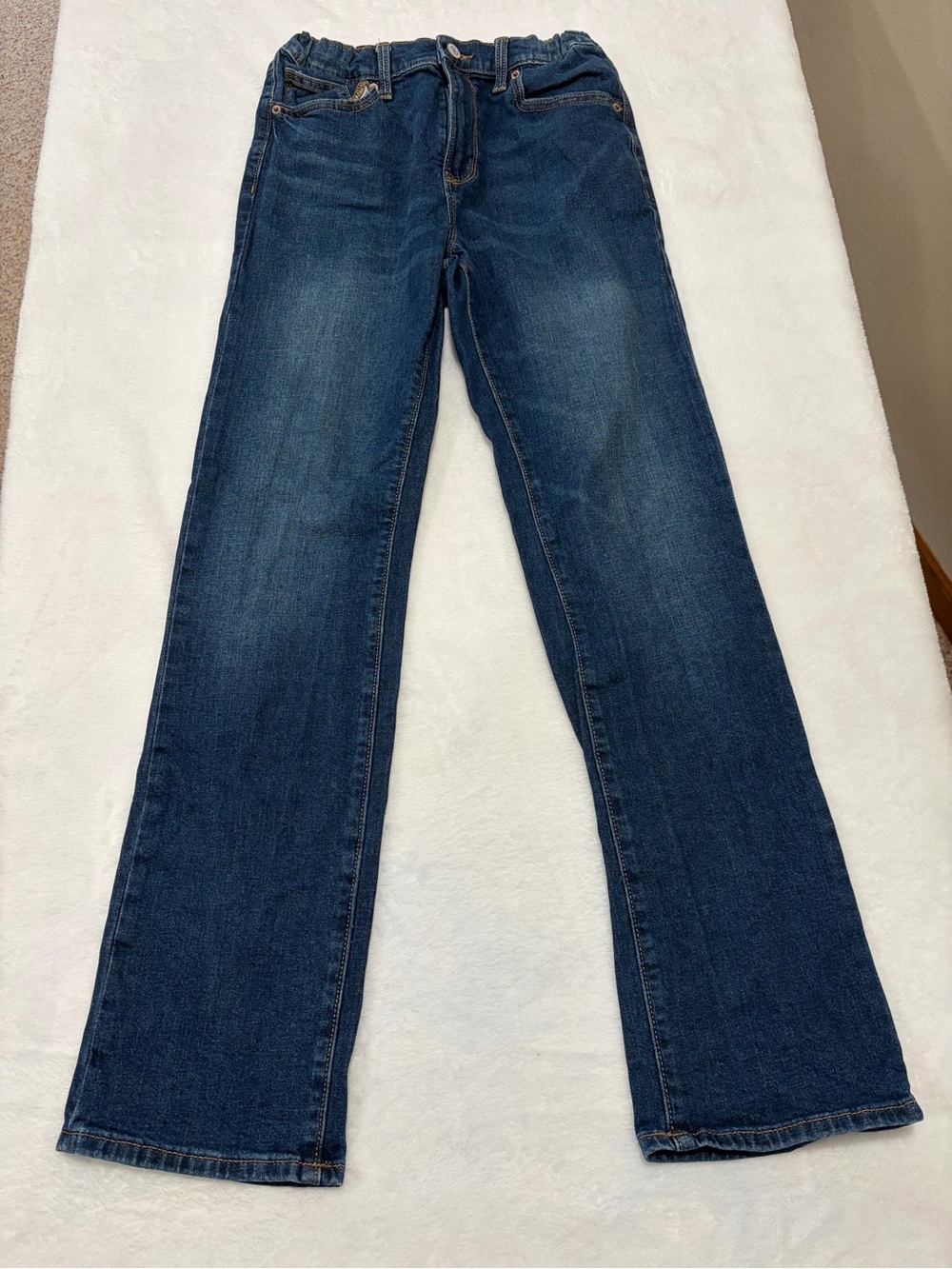 Old Navy Straight Jeans Built-In Flex Adjustable Waist - Boys 16
